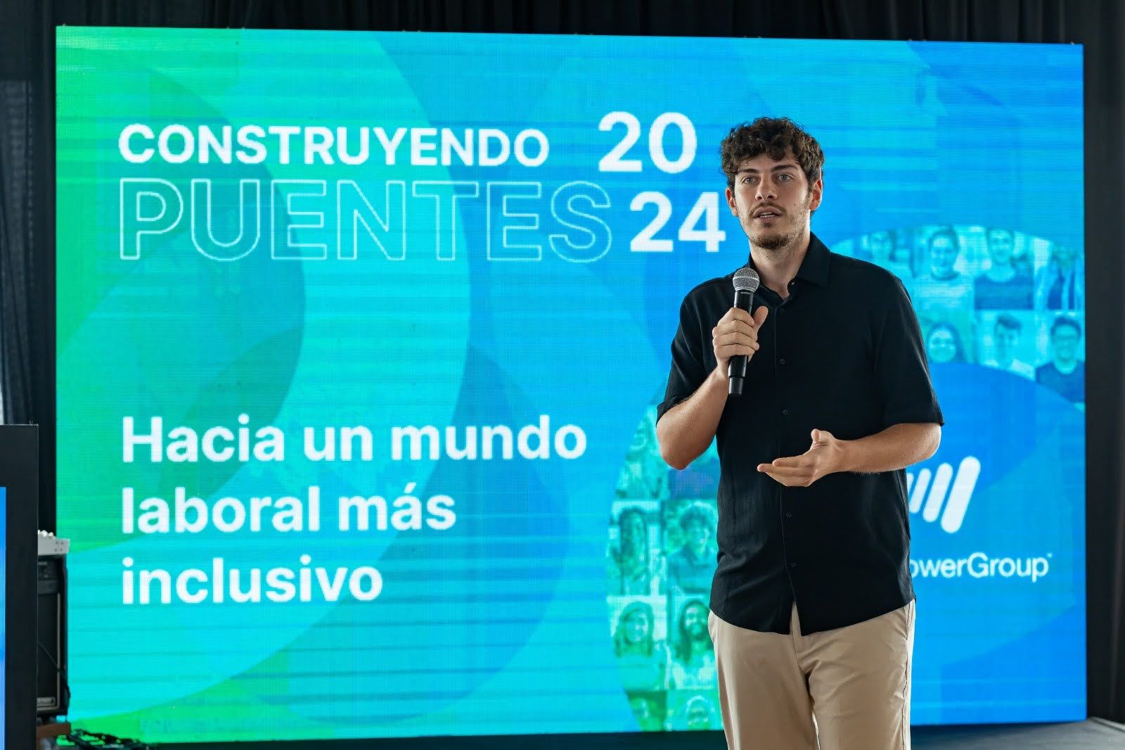 Lucas en Construyendo Puentes, ManpowerGroup